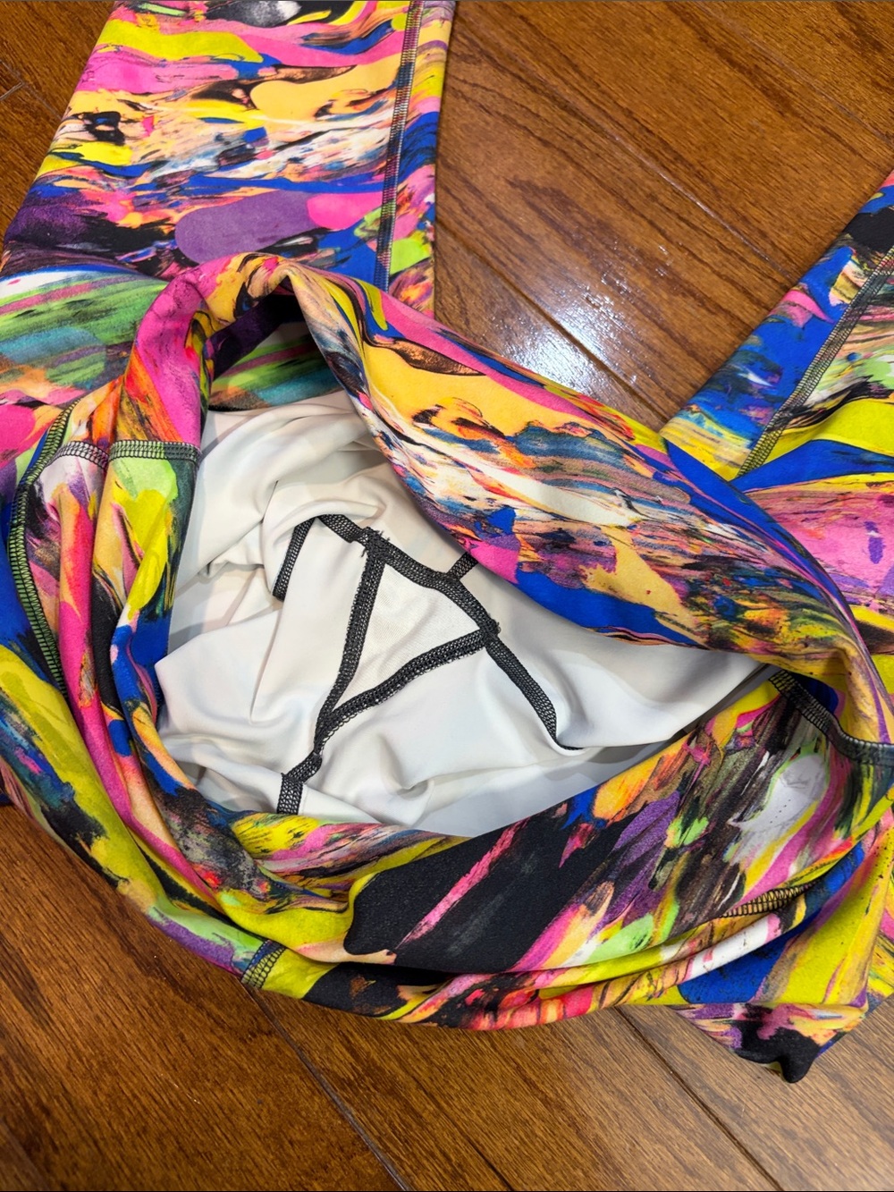 90. Lululemon Wunder Train High-Rise Tight 25" Catalyst Multi size 8 - Picture 9 of 11